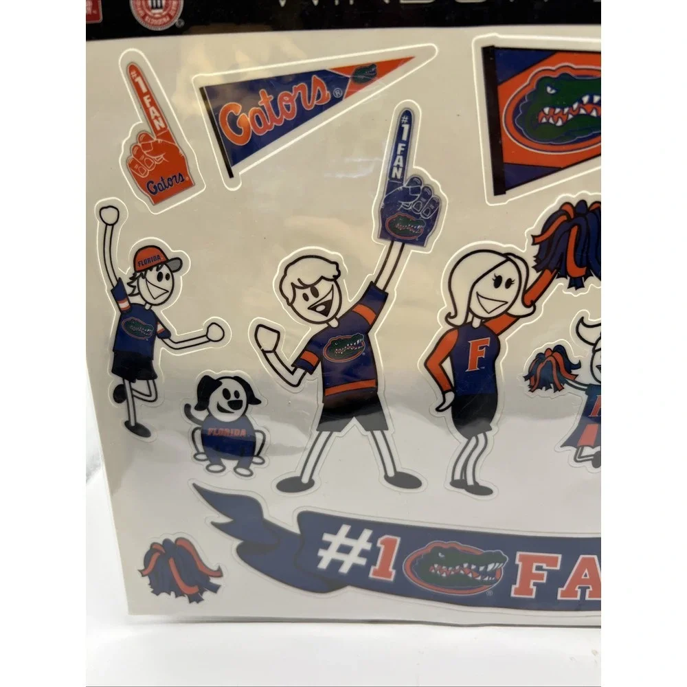 UNIVERSITY OF‎ FLORIDA GATORS FAMILY WINDOW DECAL SHEET NEW Large Sheet
